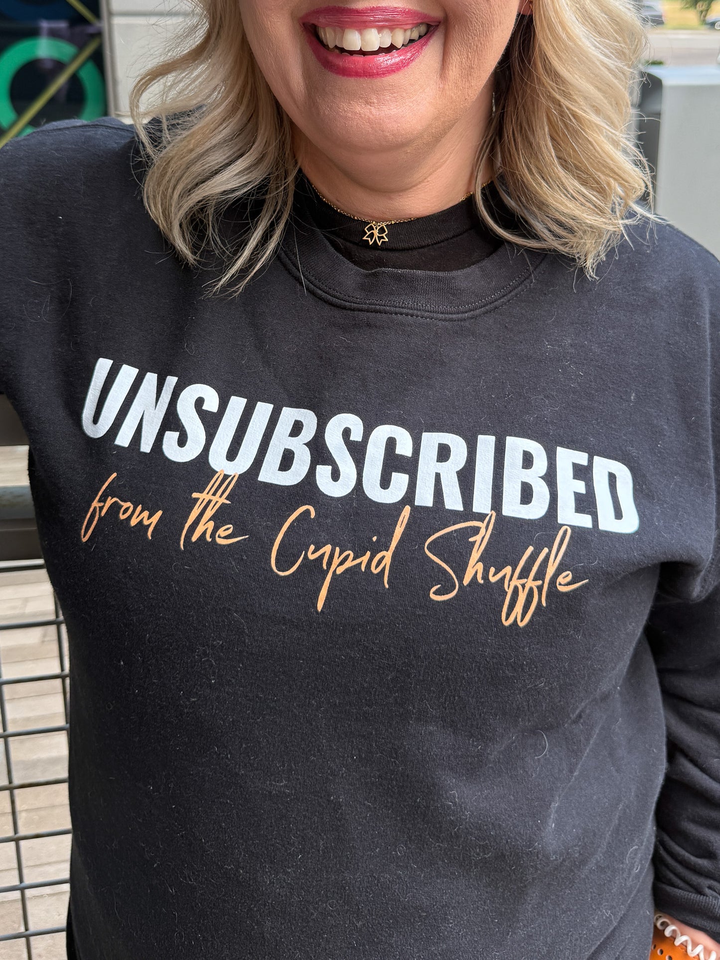 Unsubscribed from The Cupid Shuffle Crewneck